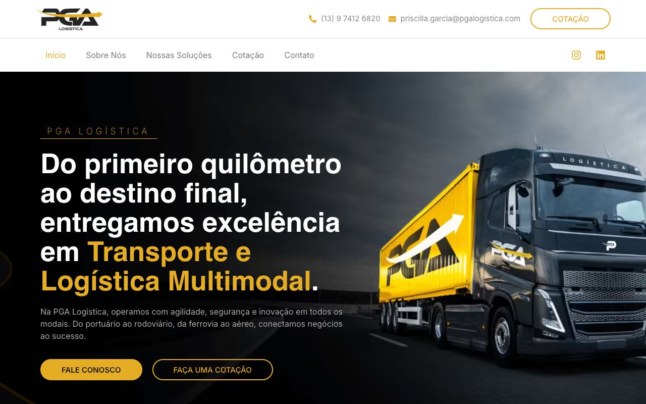 Desktop version of PGA Logística