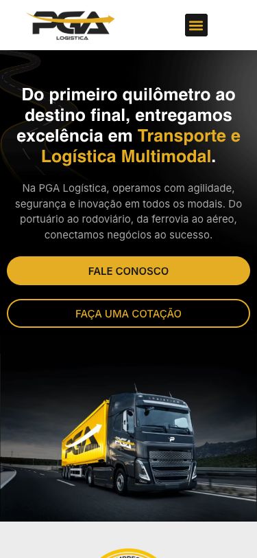 Mobile version of PGA Logística