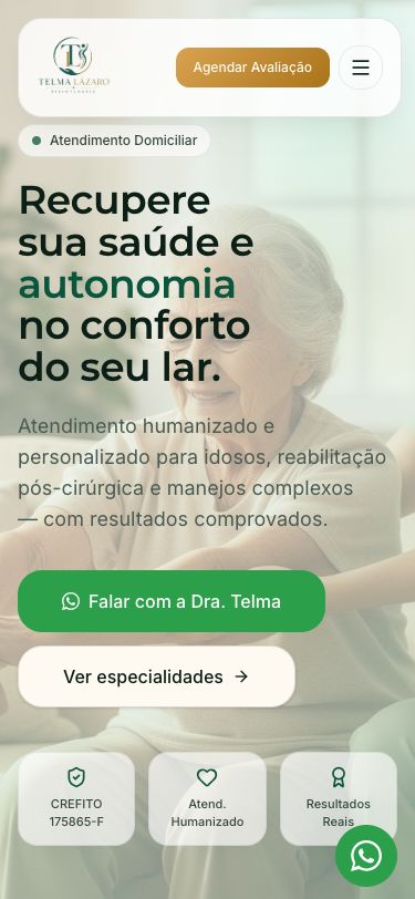 Mobile version of Telma Fisioterapia